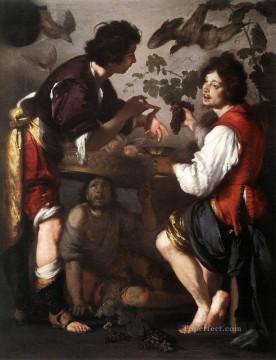 barroco Painting - José Contando Sus Sueños Del Barroco Italiano Bernardo Strozzi
